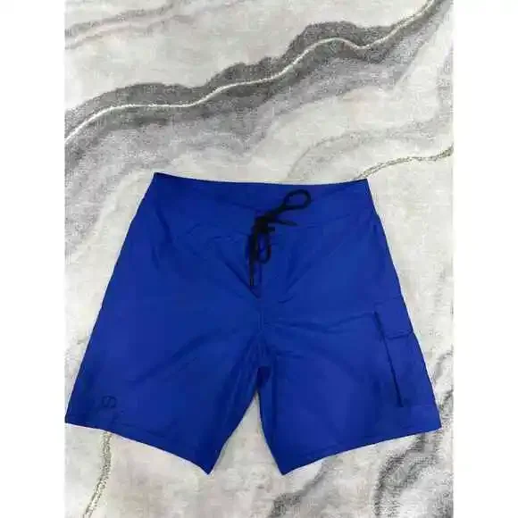 Dior CD Icon Blue Boxer Shorts Board Short String Swimming Swim Trunks L Large